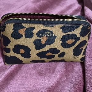 Coach Print Makeup Bag